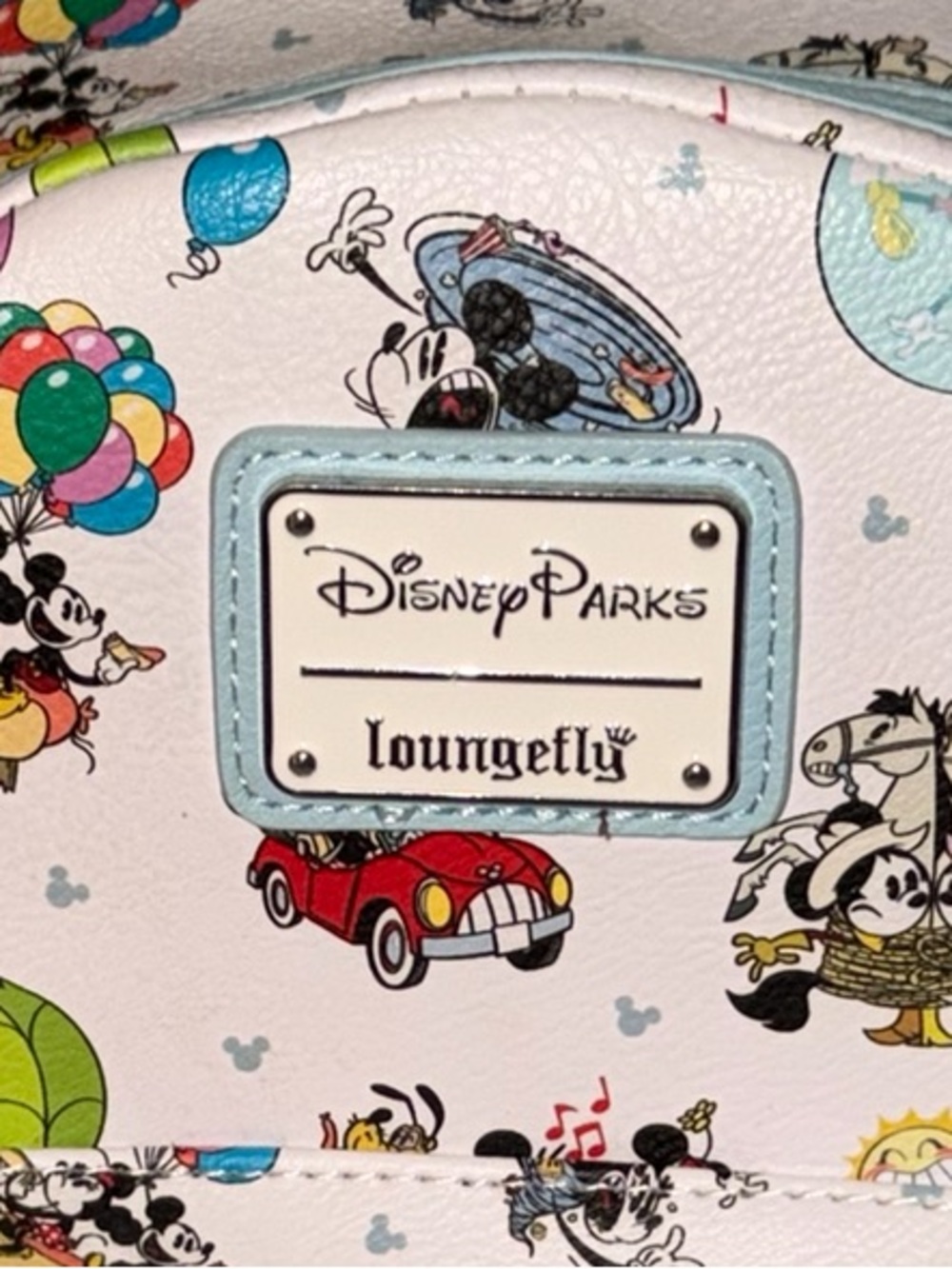 Disney Loungefly Mickey & Minnie Runaway Railway Mini Backpack - Picture 5 of 9